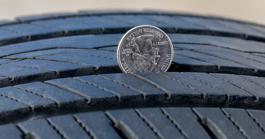 Check Tire Tread With Coin